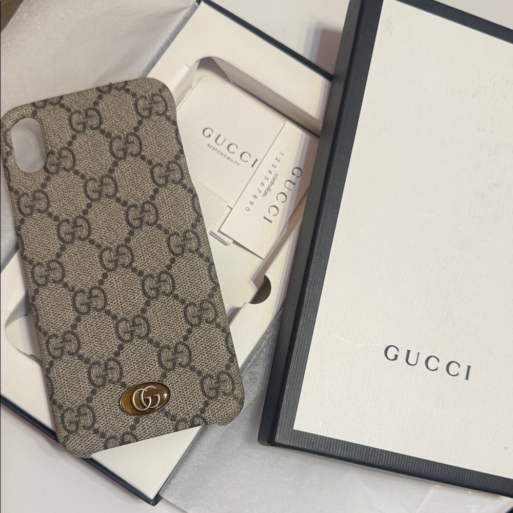 Gucci GG Monogram iPhone Case- XMax - Picture 1 of 4